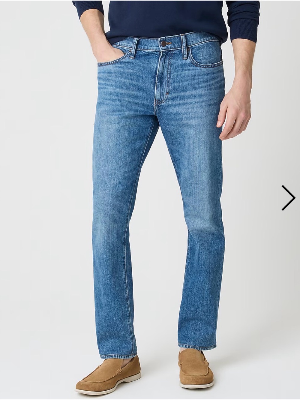 J.Crew Men's Straight-Leg Jeans in Blue Spruce
